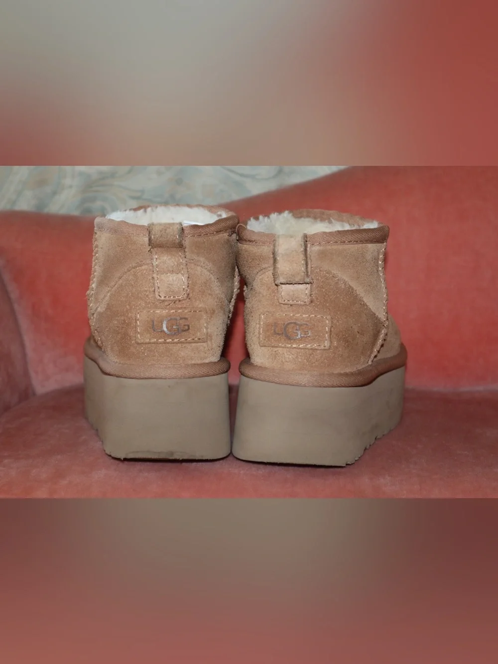 UGG Classic Ultra Mini Platform Boots Chestnut Size 6 | 1135092